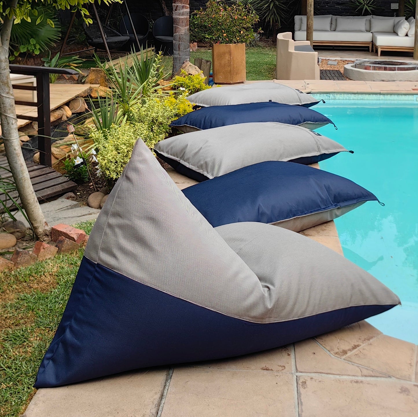 The "Deluxe" Collection Outdoor Teardrop Beanbags