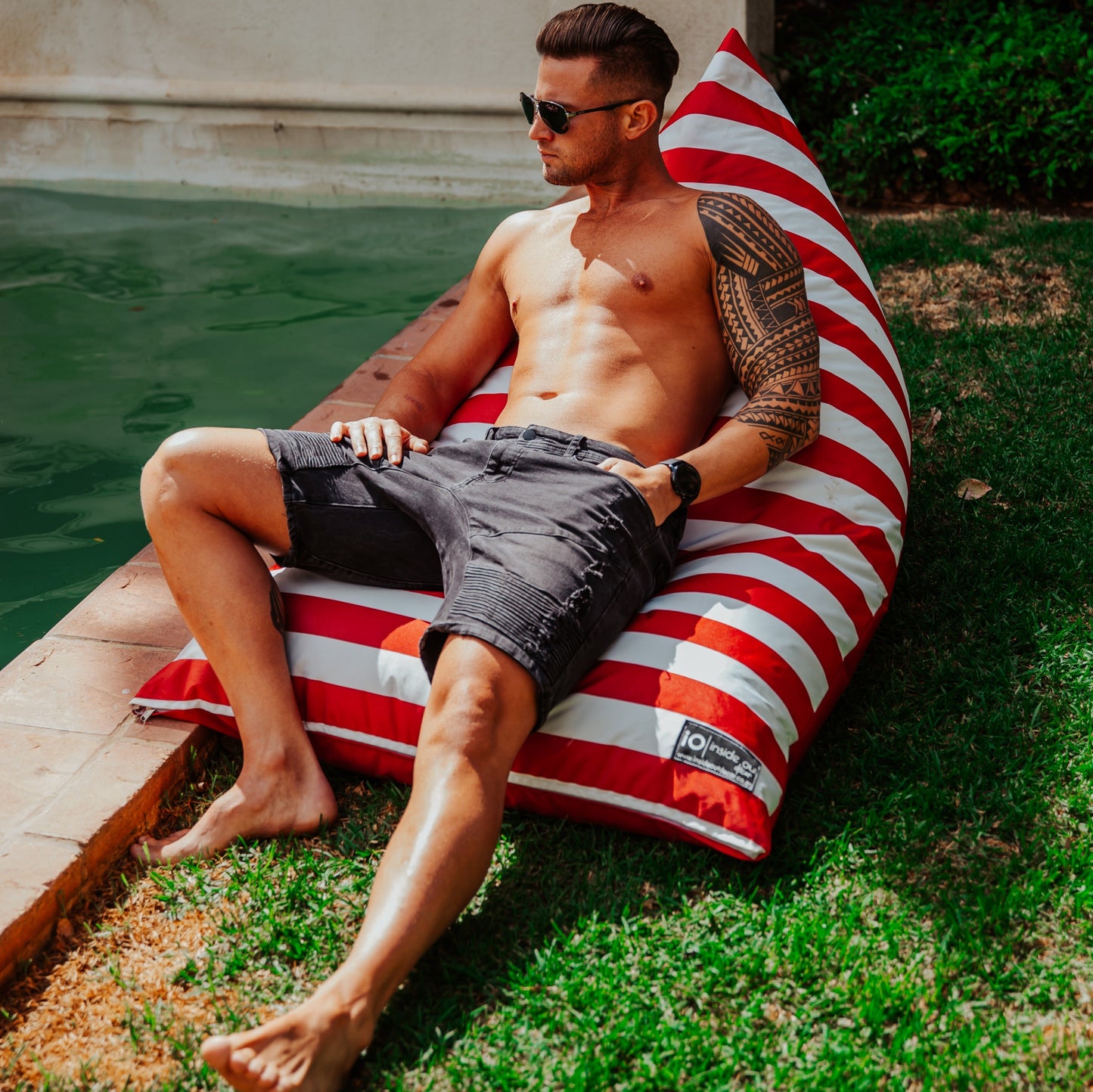 The "Deluxe" Collection Outdoor Teardrop Beanbags