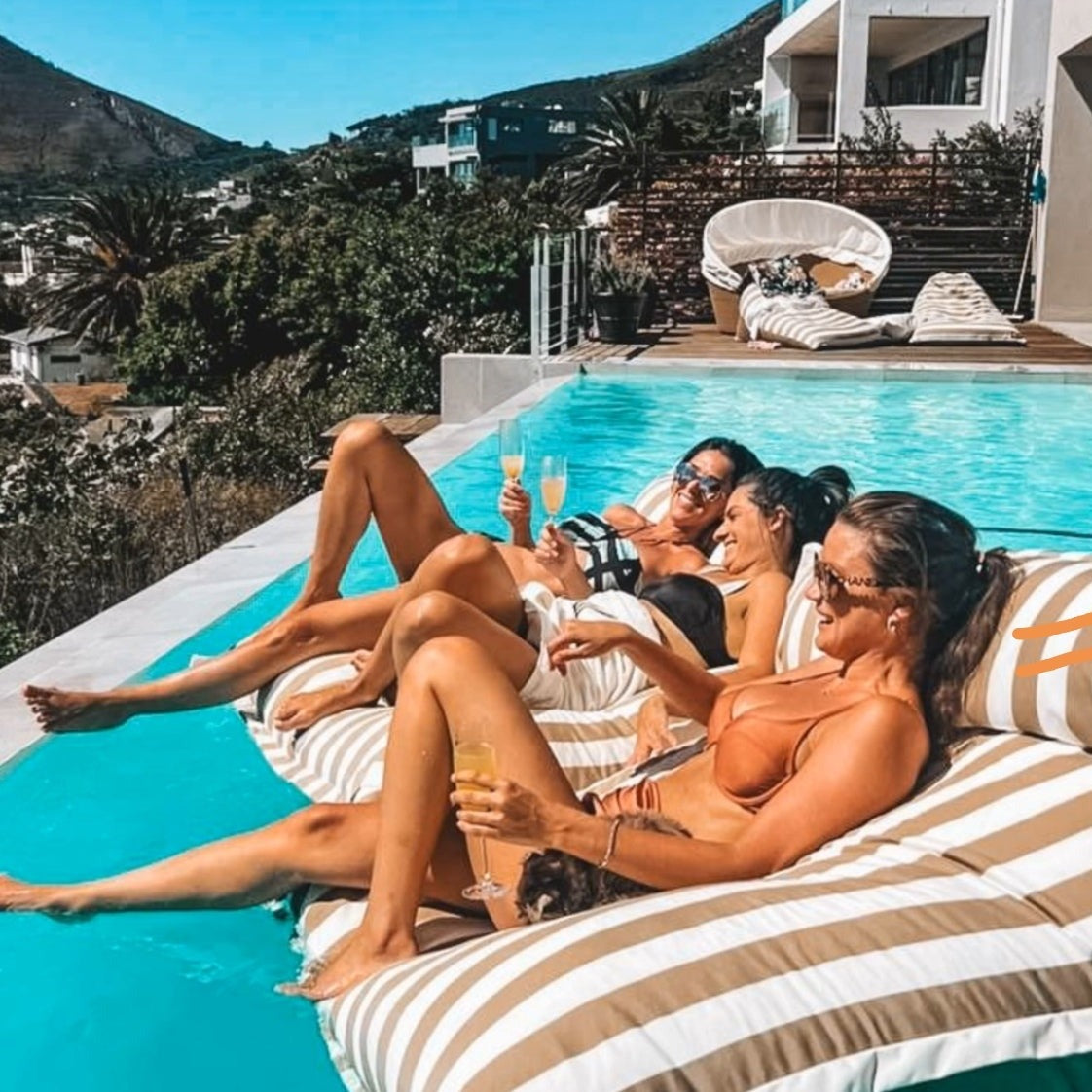 Aqua Loungers - with Cushion