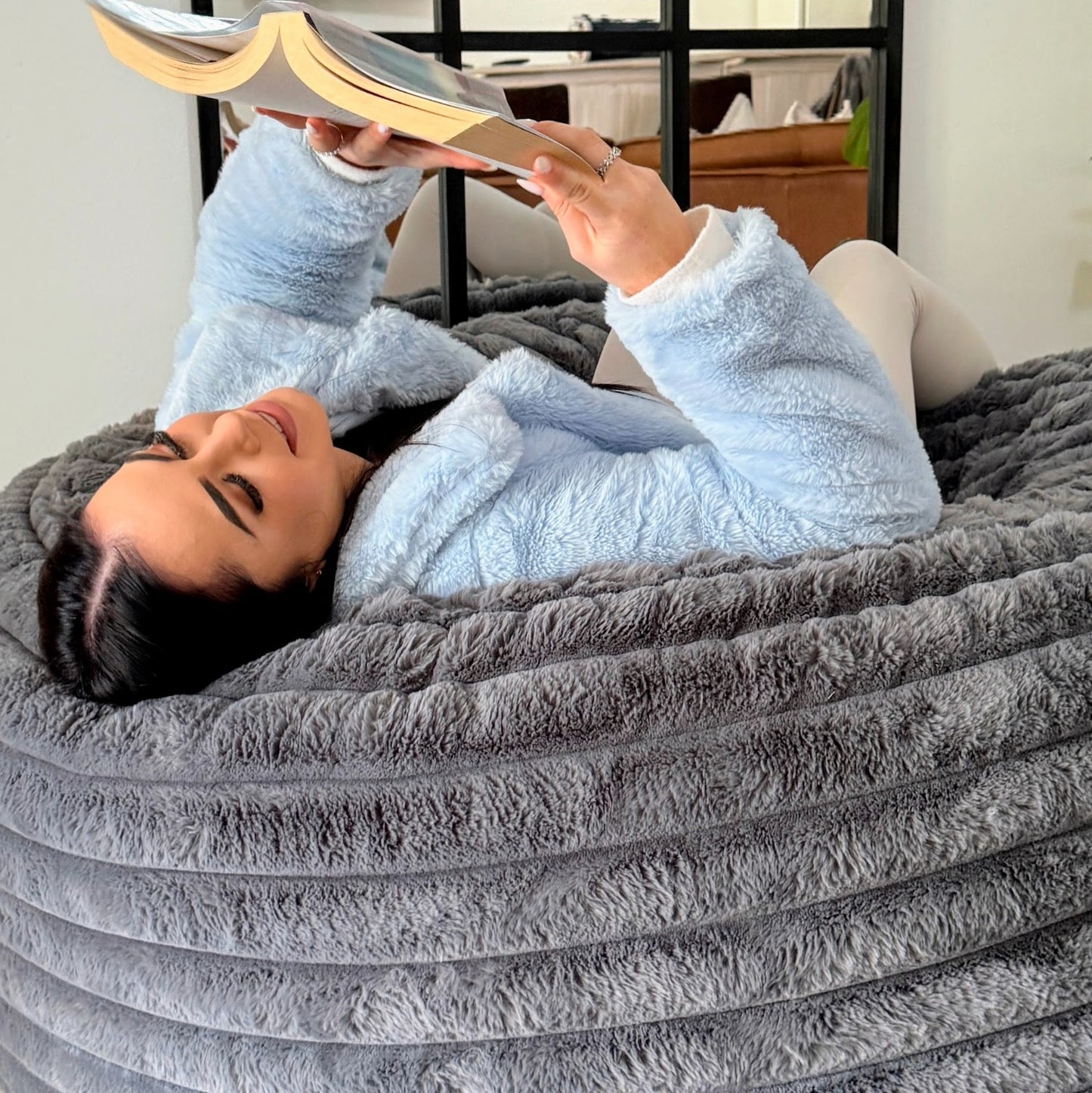 Winter Fur Beanbags