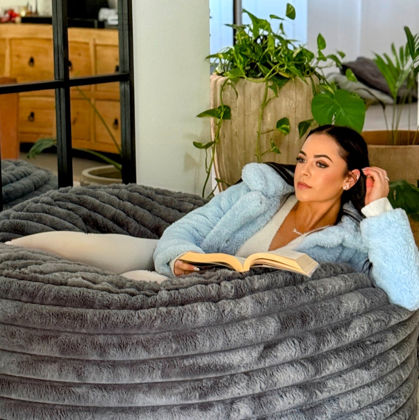 Winter Fur Beanbags