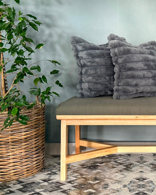 Faux Fur Cushion – Soft, Textured & Stylish