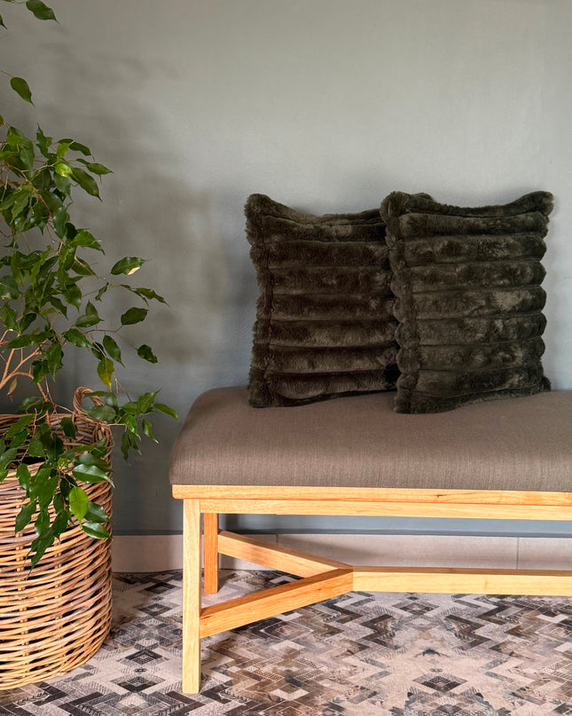 Faux Fur Cushion – Soft, Textured & Stylish