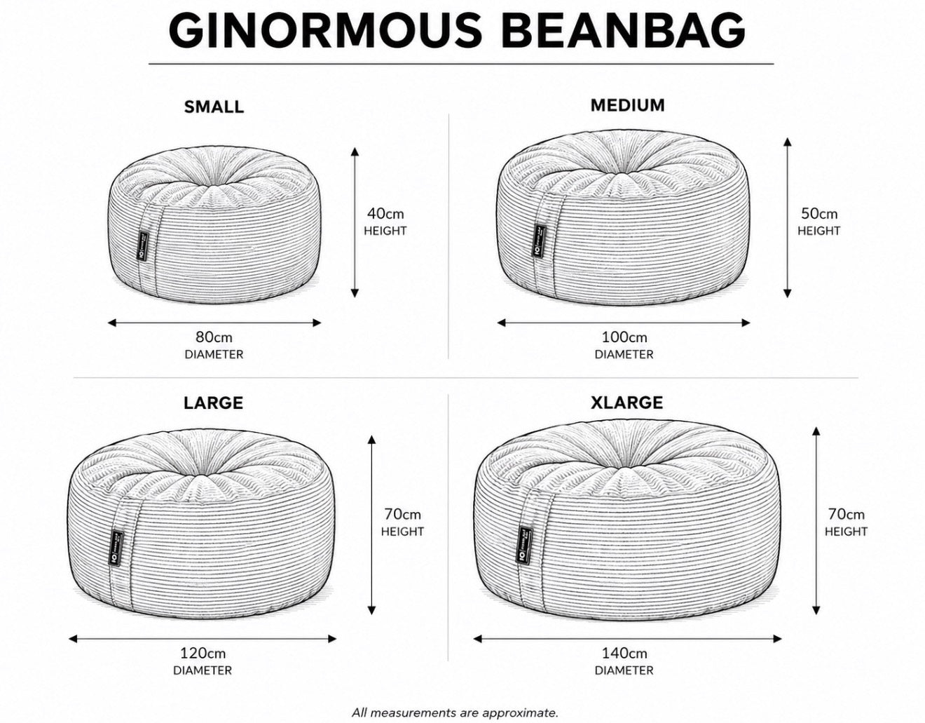 Ginormous Bean Bag - Indoor