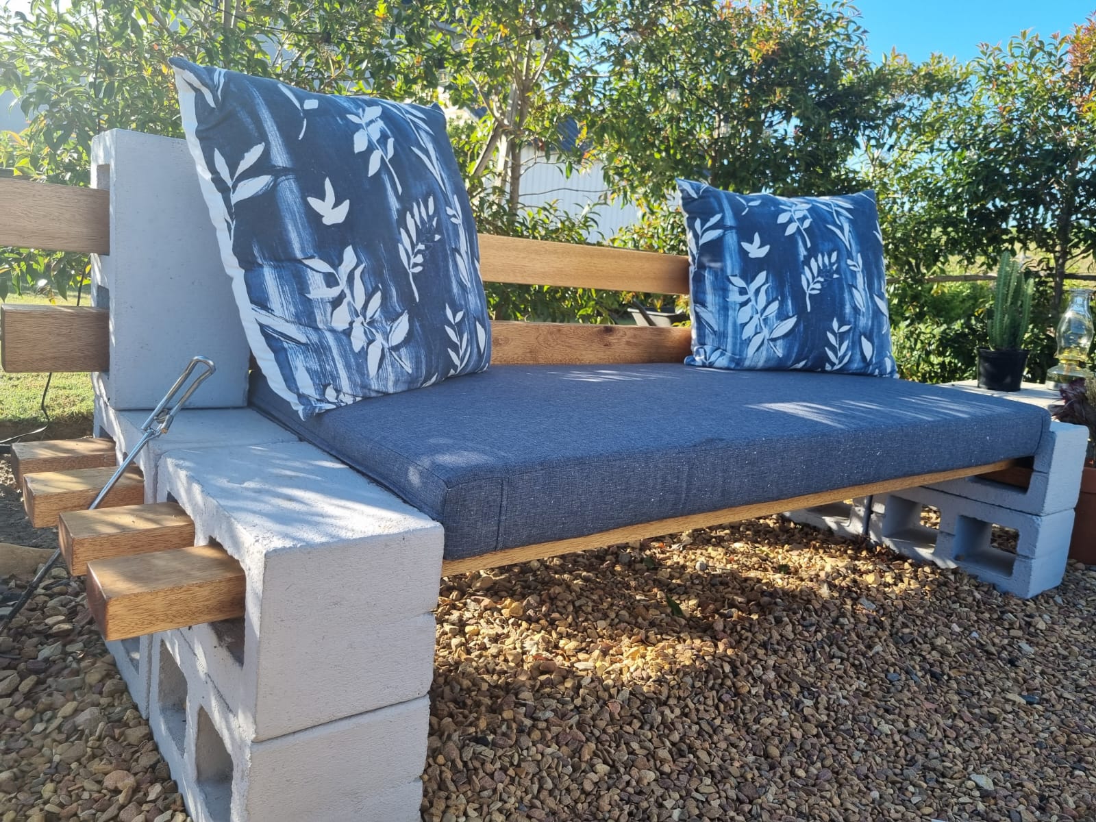 2 seater garden bench cushion best sale