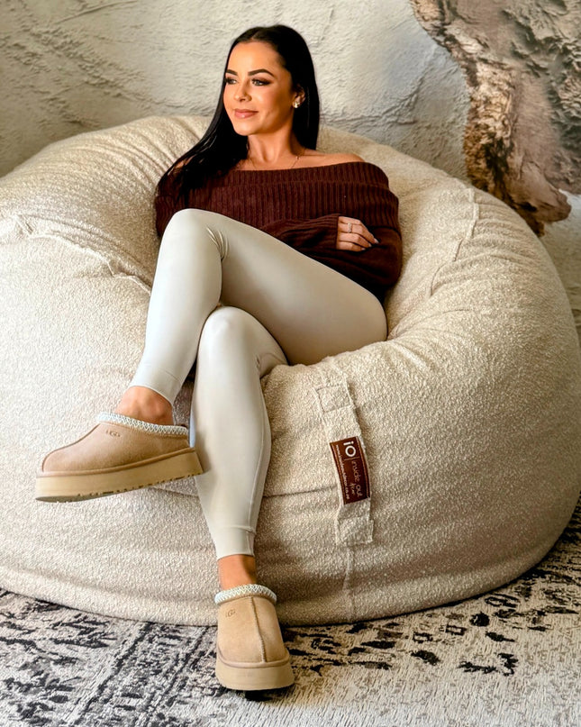 Boucle Beanbag Chair