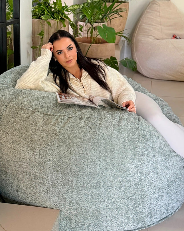 Boucle Beanbag Chair