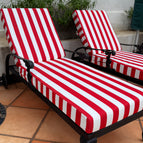 100mm / Red and White Stripe
