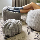 Light Grey / Foot Pouffe