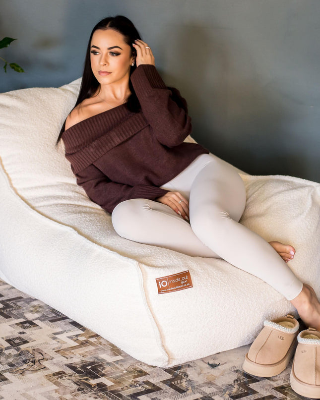 Bouclé Daybed Chair