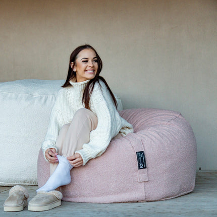 Boucle Beanbag Chair