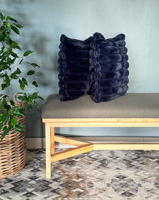 Faux Fur Cushion – Soft, Textured & Stylish