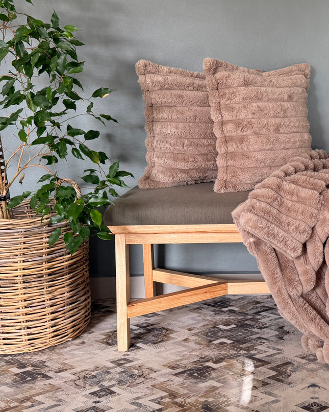 Faux Fur Cushion – Soft, Textured & Stylish