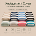 Replacement Covers for Floating Beanbags with Cushion