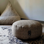 Sapphire Green / Round Pouffe