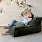 Pure Foam / Sapphire Green