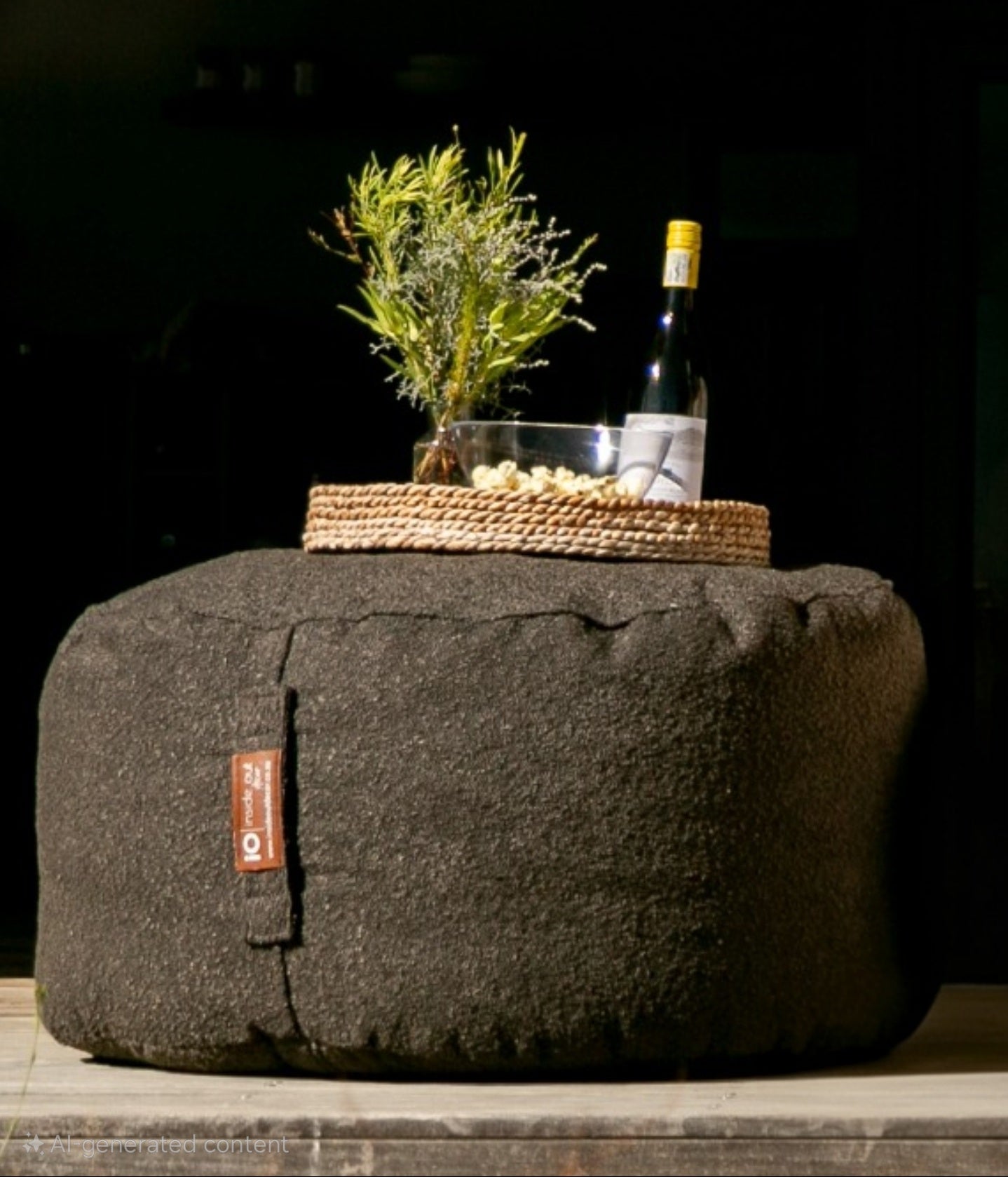 Boucle Beanbag Chair