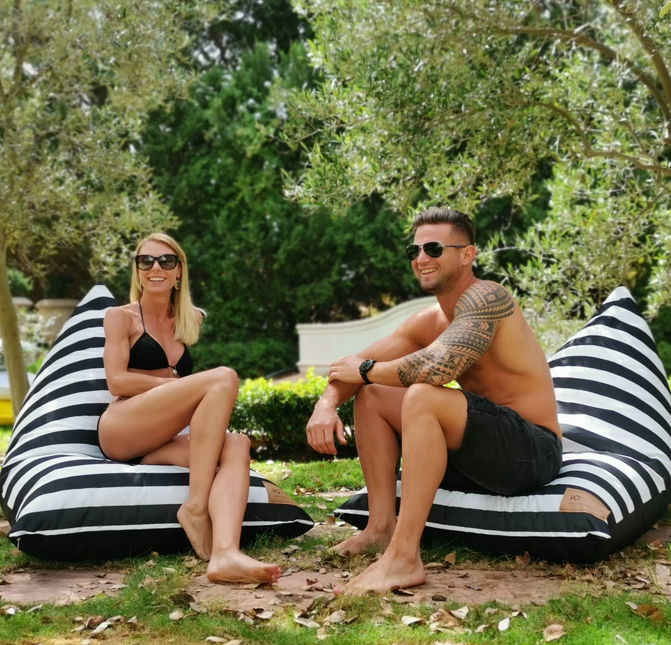 Outdoor Teardrop Beanbags