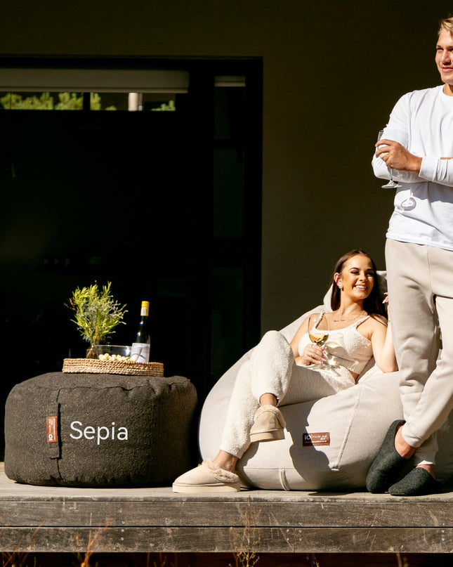 Boucle Beanbag Chair