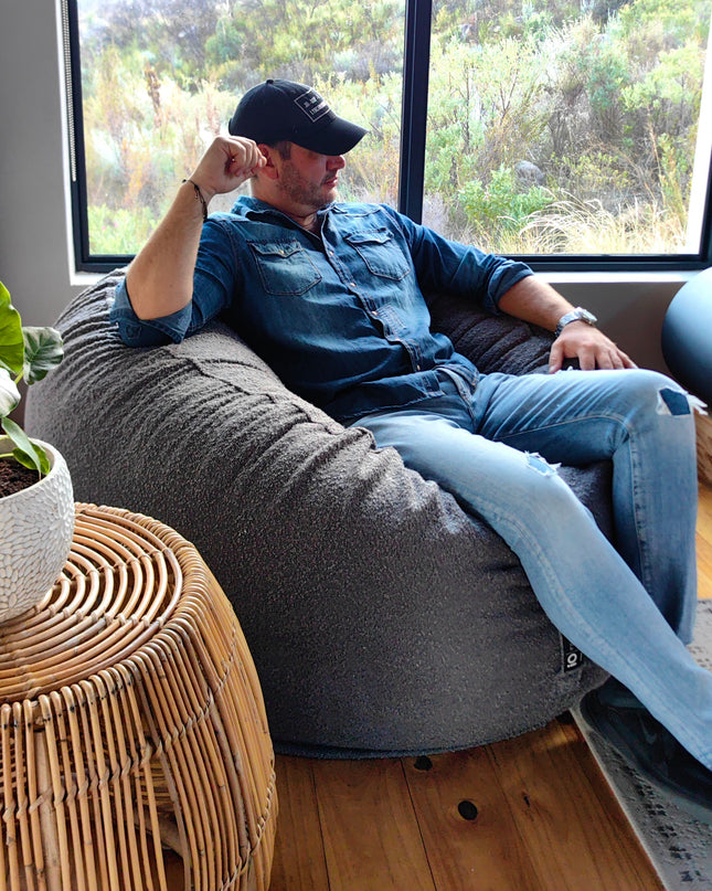 Boucle Beanbag Chair