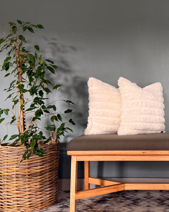 Faux Fur Cushion – Soft, Textured & Stylish